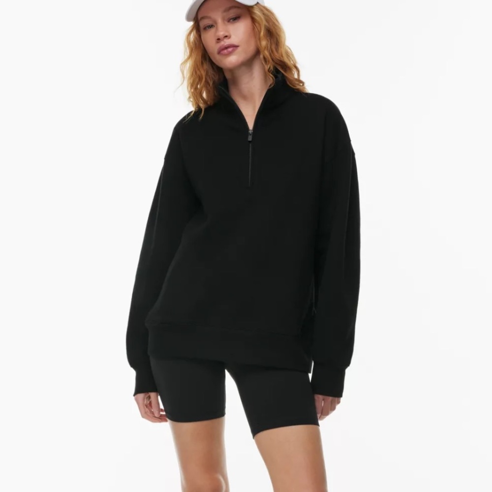 Aritzia TNA Sweatfleece Cozy Megafit Zip